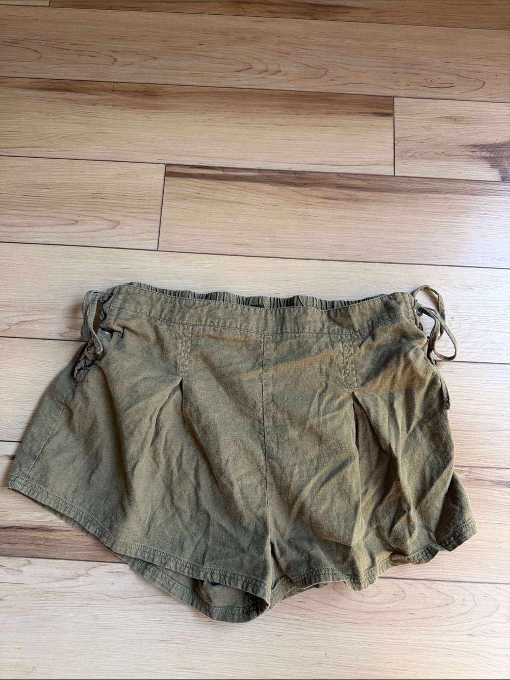 Free people Boho Army Green Shorts Size Medium